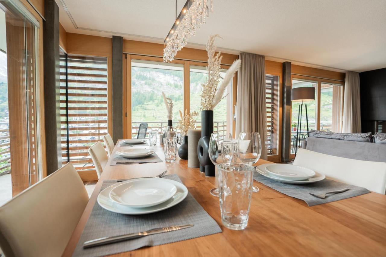 Fantastic Panoramic View Home In Zermatt Exterior foto